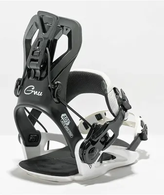 GNU Women's B-Real White Snowboard Bindings 2023