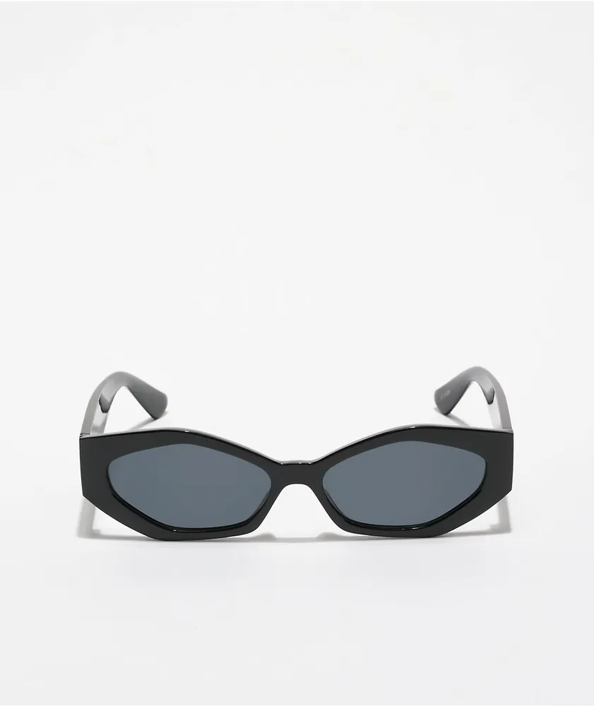 Geo Black Cat Eye Sunglasses