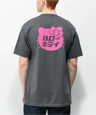 Girl x Hello Kitty Tokyo Speed Charcoal T-Shirt
