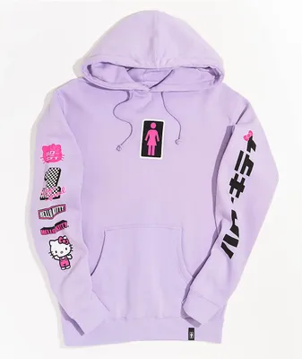 Girl x Hello Kitty Tokyo Speed Lavender Hoodie