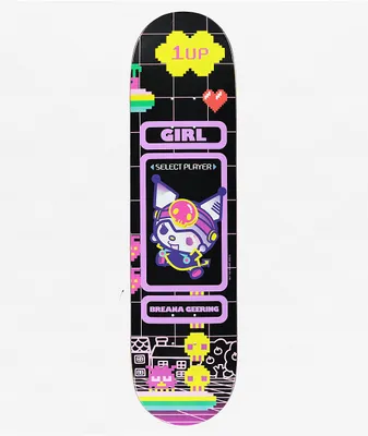 Girl x Sanrio Geering Kawaii Arcade 8.0" Skateboard Deck