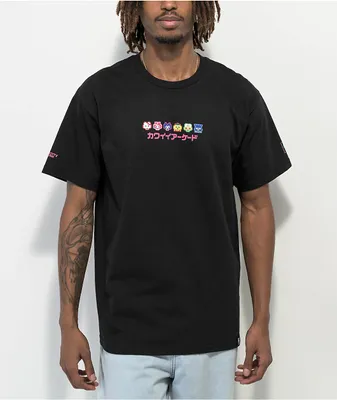 Girl x Sanrio Kawaii Arcade Black T-Shirt