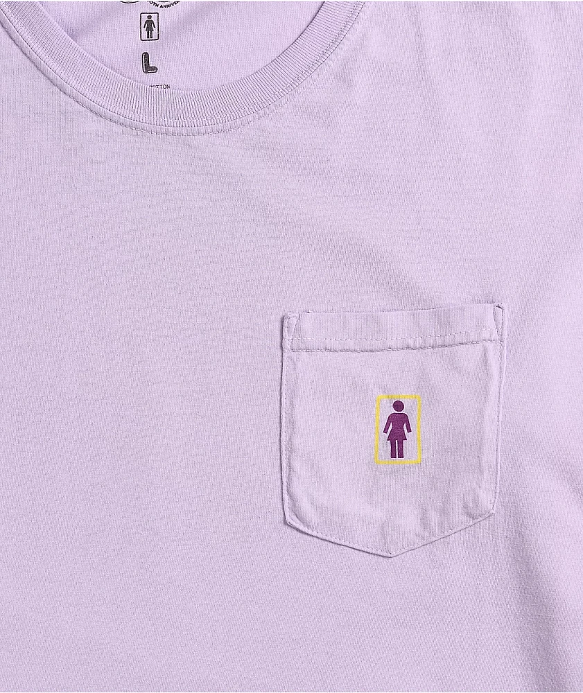 Girl x Sanrio Restaurant Lavender Long Sleeve T-Shirt