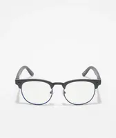 Glassy Morrison Gamer Black & Clear Blue Light