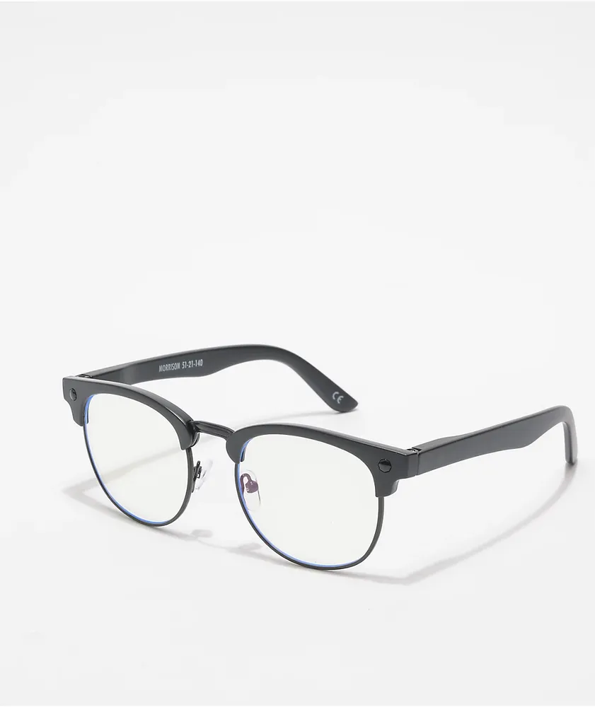 Glassy Morrison Gamer Black & Clear Blue Light