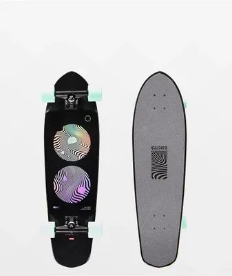 Globe Big Blazer 32" Blue & Green Cruiser Skateboard Complete