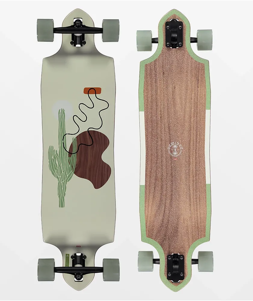 Globe Geminon Micro Drop Walnut Cacti 37" Longboard Complete