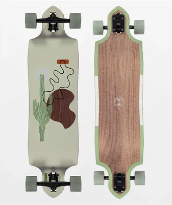 Globe Geminon Micro Drop Walnut Cacti 37" Longboard Complete