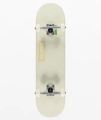 Globe Goodstock Off White 8.0" Skateboard Complete