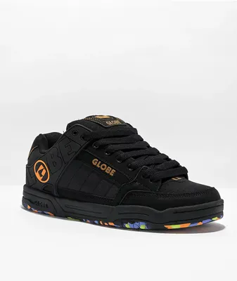 Globe Tilt Black, Clay & Mosaic Skate Shoes