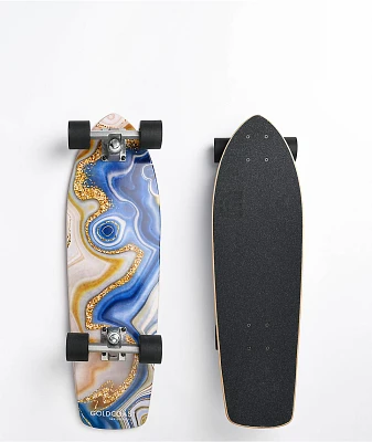 Gold Coast Geode 28" Cruiser Skateboard Complete