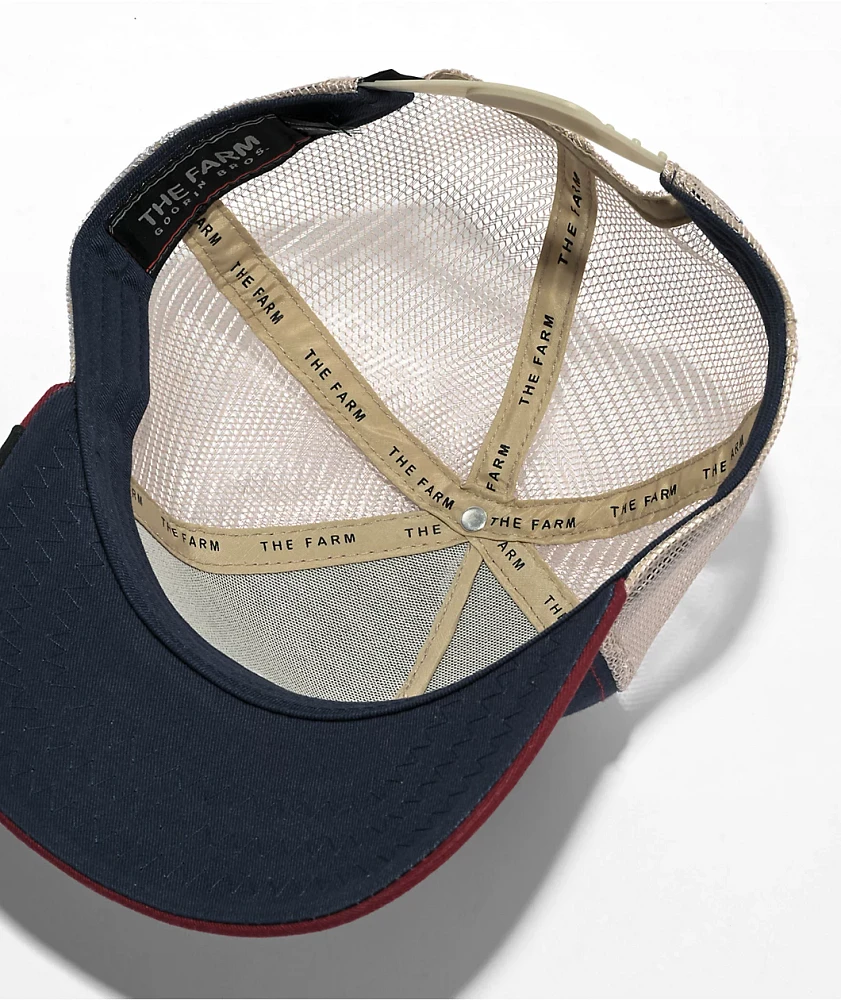 Goorin Bros. The Cock Navy & Red Trucker Hat