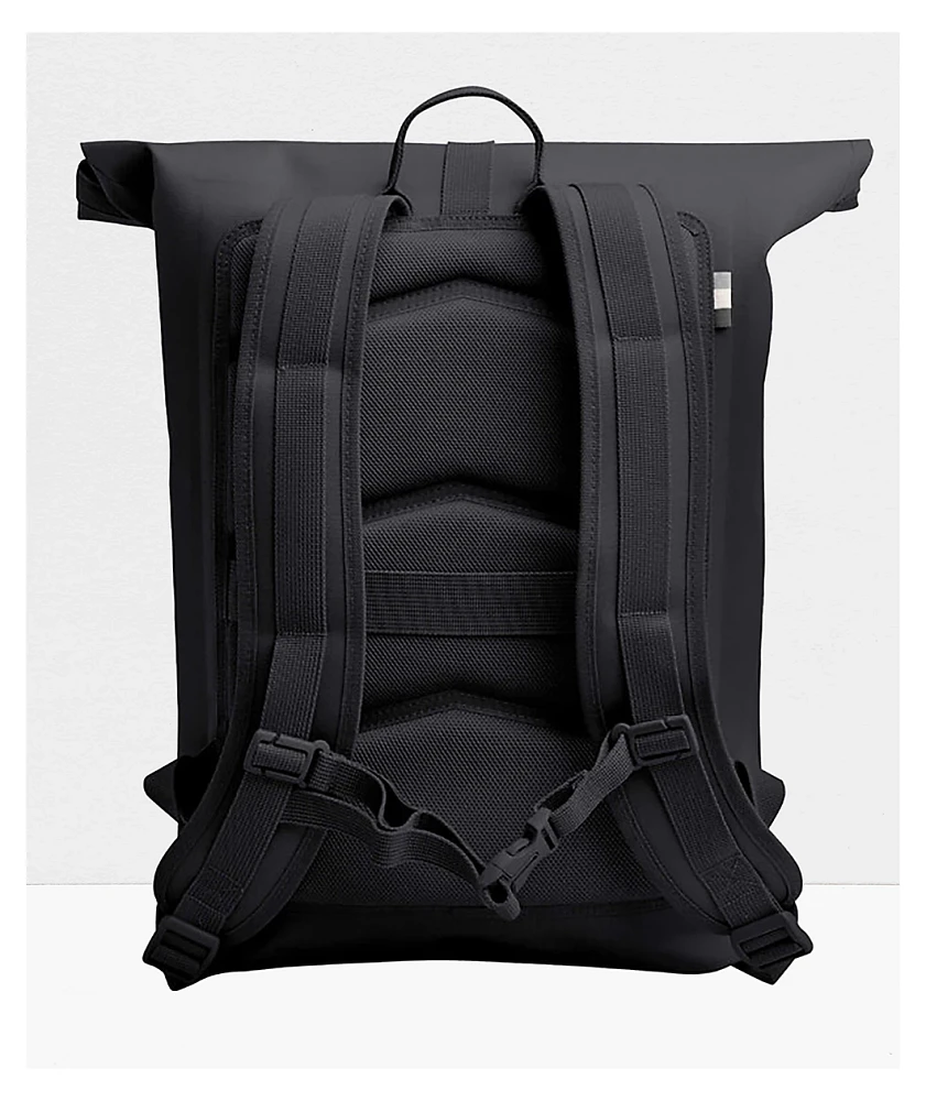 Got Bag Rolltop Lite Monochrome Black Backpack