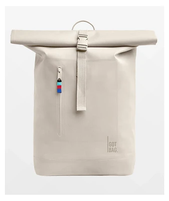 Got Bag Rolltop Lite Soft Shell Beige Backpack