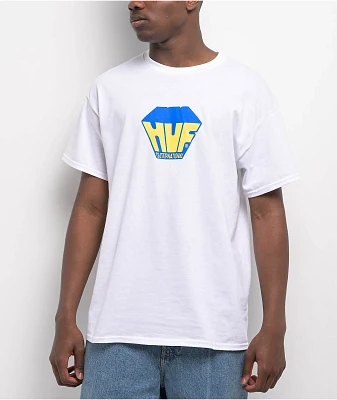 HUF Big Block White T-Shirt