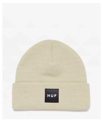 HUF Box Logo Natural Beanie