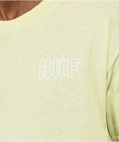 HUF Essentials H Lime Green T-Shirt