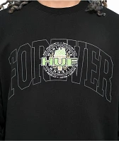 HUF Forever Torch Black Crewneck Sweatshirt