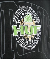 HUF Forever Torch Black Crewneck Sweatshirt