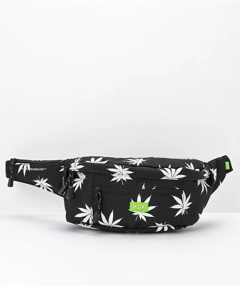 HUF Plantlife Black & White Fanny Pack