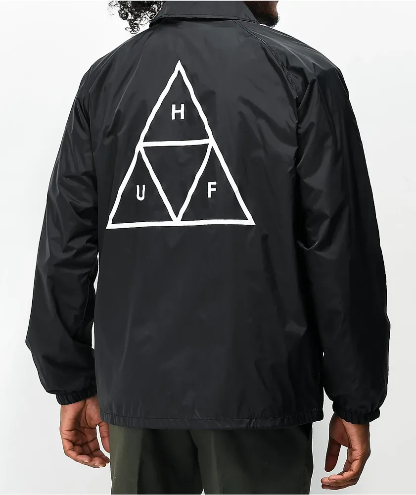 HUF Triple Triangle Black Coaches Jacket