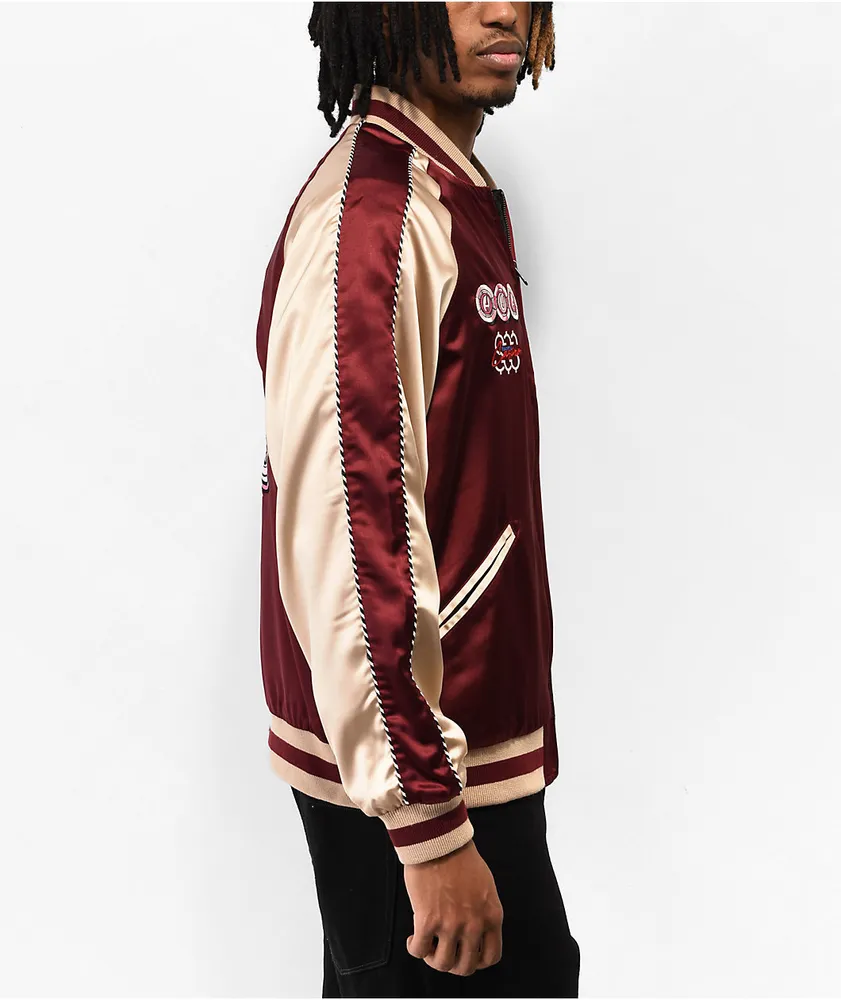 HUF x Freddie Gibbs Red & Black Reversible Souvenir Jacket