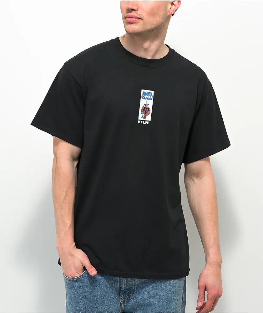 HUF x Marvel Spider-Man Black T-Shirt