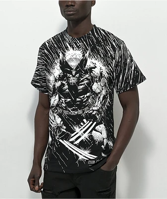 HUF x Marvel Wolverine Rain Black T-Shirt
