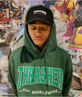 HUF x THRASHER Bayview Forest Green Hoodie