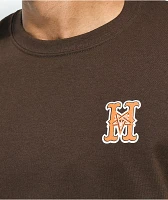 HUF x THRASHER High Point Brown T-Shirt