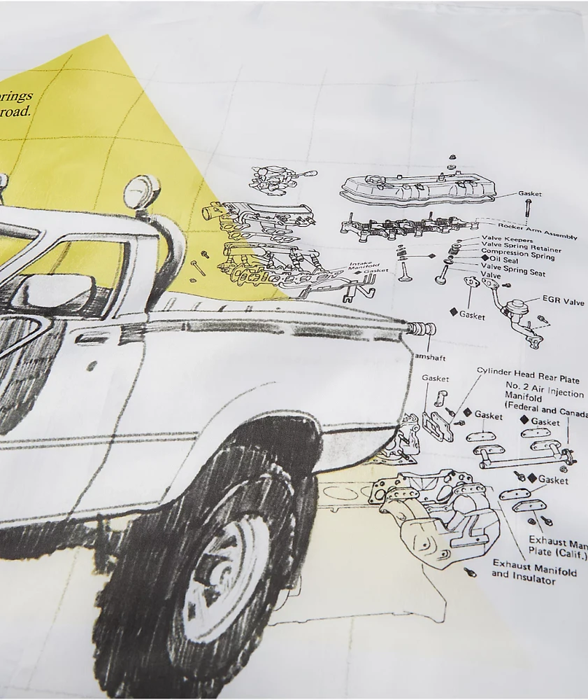 HUF x Toyota Racing Development Shop Banner