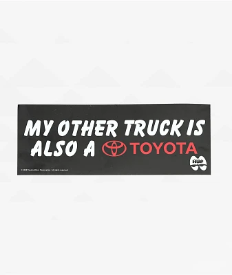 HUF x Toyota TRD Black Sticker