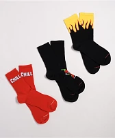 Happy Socks Extra Spicy 3 Pack Crew Socks