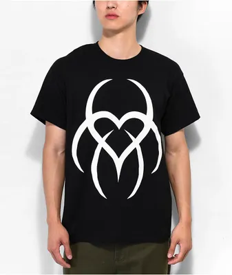 Hazheart Logo Black T-Shirt