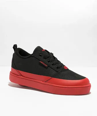 Heelys Kids Pro 20 Half FLD Black & Red Shoes