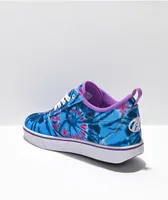 Heelys Pro 20 Blue & Purple Tie Dye Shoes