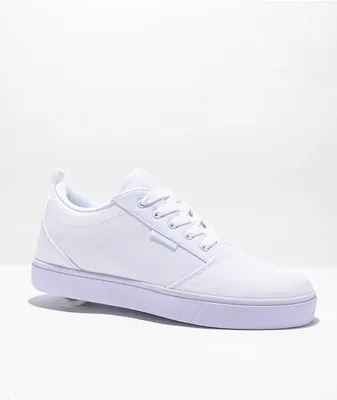 Heelys Pro 20 White Canvas Shoes