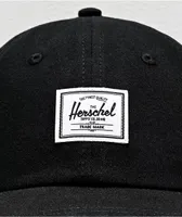 Herschel Supply Co. Sylas Black Strapback Hat