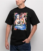 Hey Ruca Slide Through Black T-Shirt