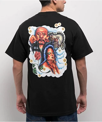 Hey Ruca Tears N Gears Black T-Shirt
