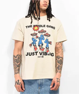 Honey TV Just Vibing Natural T-Shirt