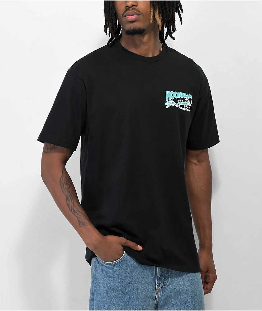 Hoonigan 86 Tire Slayers Black T-Shirt