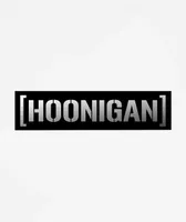 Hoonigan Censor Bar Silver & Black Sticker