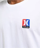 Hurley Split Icon White T-Shirt