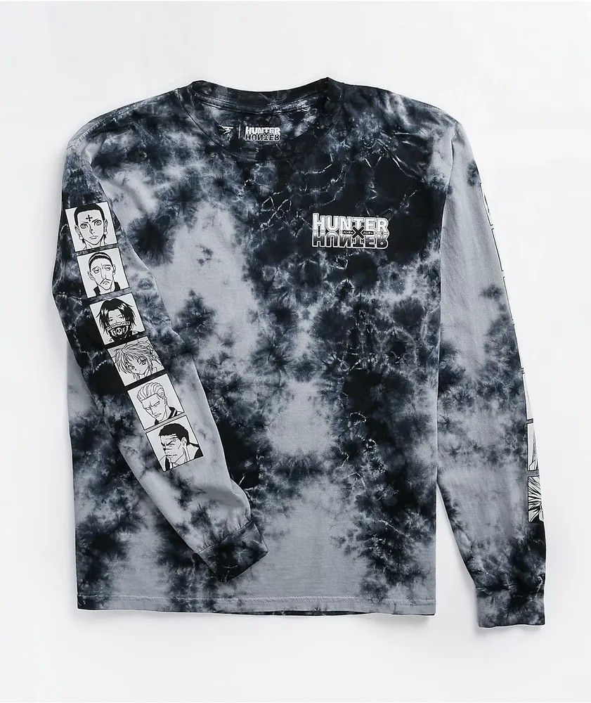 Hypland x Hunter x Hunter Phantom Black Tie Dye Long Sleeve T-Shirt