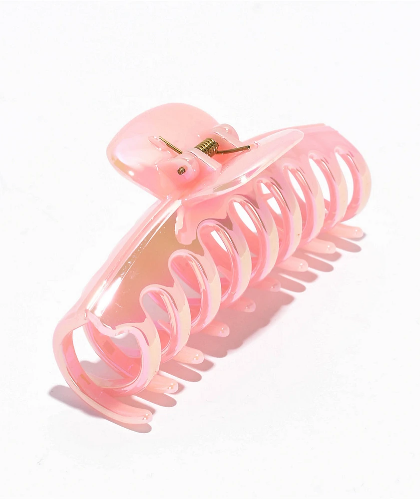 IGOU Pink Gloss Claw Clip