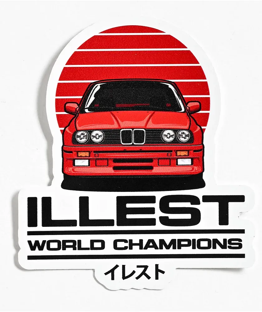 Illest World Champion Sticker