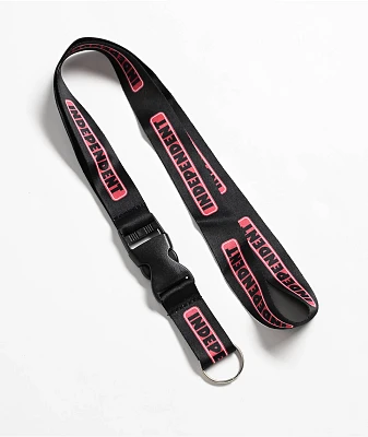 Independent Bar Logo Black Lanyard