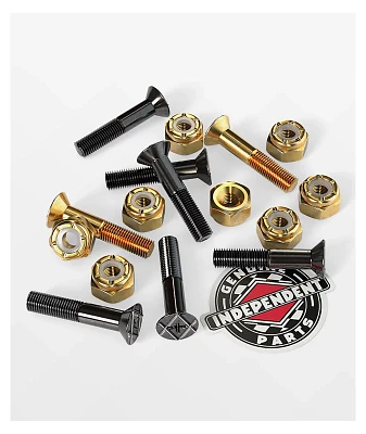 Independent Gold Crossbolts 1" Skateboard Hardware