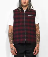 Independent Halstead Black & Plaid Vest
